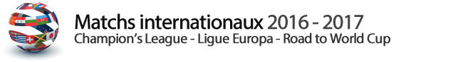 Concours de pronostics Coupes d'Europe et match internationaux 2016-2017