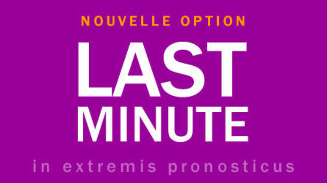 Nouvelle option : LAST MINUTE