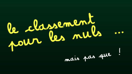 Les classements : accrochez-vos ceintures !