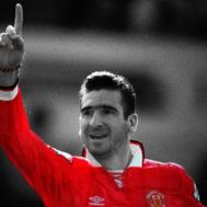 Fanion équipe 'Oh Ah Cantona...Oh Ah Cantona !!