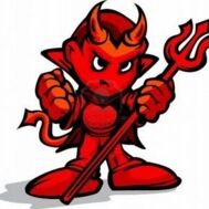 Fanion équipe 'Les Diables, plutôt 2 fois qu'une !!