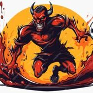 Fanion équipe 'Les Diables sortent les griffes !!