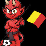 Fanion équipe 'Forza les Diables 2025/26