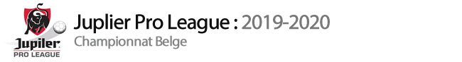 Classement Jupiler Pro League 2019-2020